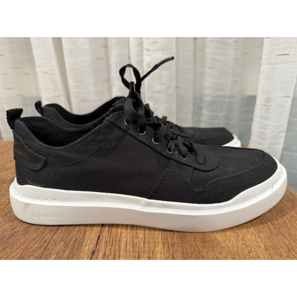 Cole Haan W23234 Women's Grandpro Rally Canvas Court Sneaker Shoes Black 8B‎